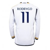 Koszulka piłkarska Real Madrid Rodrygo Goes #11 Strój Domowy 2023-24 tanio Długi Rękaw